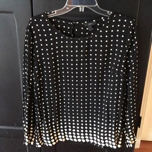 🖤J. Crew Gradient Polka Dot Blouse